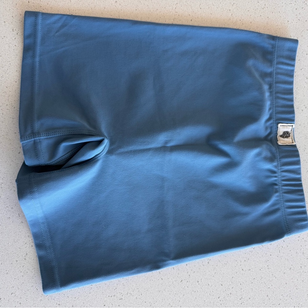 She Darc sport blue airport gym shorts
